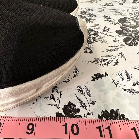 Steve Madden Womens Game Time Black Fitness Lifestyle Sock Sneakers Shoe - Picture 4 of 7